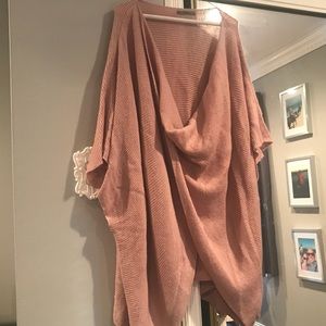 Oversized Twist Poncho